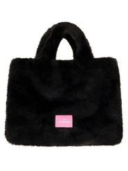 Zwillingsherz Torebka "Plush" w kolorze czarnym - 33 x 26 cm rozmiar: onesize. Czarne torebki klasyczne damskie Zwillingsherz, z materiału, przez ramię, bez dodatków. Za 89.95 zł.
