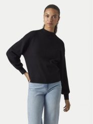 Vero Moda Sweter Nancy 10290748 Czarny Regular Fit. Czarne swetry klasyczne damskie Vero Moda, l, z syntetyku, bez kołnierzyka. Za 179.99 zł.