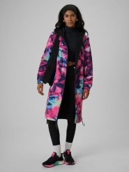 4F Dwustronna parka przejściowa membrana 5000 damska - multikolor M. Brązowe parki damskie 4F, m, z materiału, bez kaptura. Za 399.99 zł.