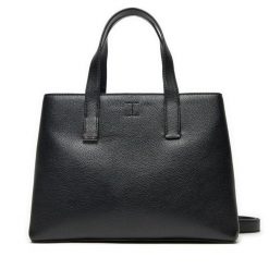 Torebka Calvin Klein. Czarne torebki klasyczne damskie Calvin Klein, bez dodatków. Za 349.99 zł.