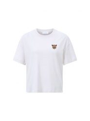 Rich&Royal Koszulka w kolorze białym rozmiar: L. Białe koszulki damskie Rich&Royal, l, bez wzorów, z bawełny, bez kołnierzyka, bez ramiączek. Za 100.75 zł.