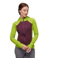 Bluza trekkingowa damska Black Diamond Coefficient LT Hybrid Hoody. Fioletowe bluzy damskie Black Diamond, l, bez wzorów, bez kaptura. Za 320.99 zł.
