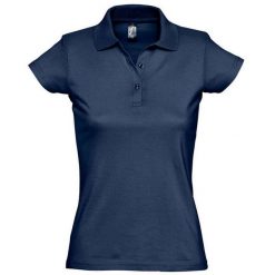 Damska Koszulka Polo Prescott Jersey. Niebieskie koszulki sportowe damskie SOL'S, xl, bez wzorów, z jersey, bez ramiączek. Za 82.99 zł.