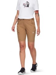 Mammut Szorty funkcyjne "Runbold IV" w kolorze jasnobrązowym rozmiar: 36. Brązowe spodenki sportowe damskie Mammut, bez wzorów, z materiału, outdoorowe. Za 169.95 zł.
