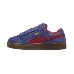 Buty do chodzenia damskie Puma Suede Xl. Niebieskie obuwie sportowe damskie Puma, z materiału, bez zapięcia, trekkingowe, Puma Suede. Za 614.00 zł.