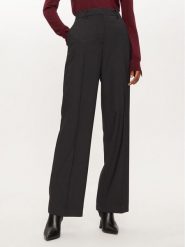 Calvin Klein Spodnie materiałowe K20K207590 Czarny Regular Fit. Czarne spodnie materiałowe damskie Calvin Klein, bez wzorów, z materiału. Za 389.99 zł.