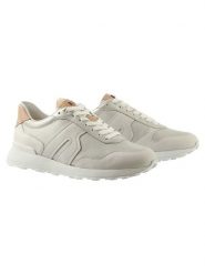 Högl Skórzane sneakersy w kolorze beżowym rozmiar: 38,5. Brązowe obuwie sportowe damskie Högl, bez zapięcia. Za 328.65 zł.