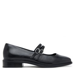 Baleriny Tamaris. Czarne balerinki damskie Tamaris, bez wzorów. Za 329.99 zł.