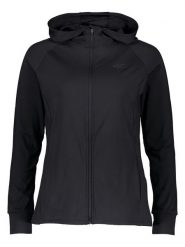 4F Kurtka sportowa w kolorze czarnym rozmiar: L. Czarne kurtki sportowe damskie 4F, l, bez wzorów, z materiału, bez kaptura. Za 104.89 zł.