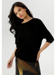 Aniston Koszulka w kolorze czarnym rozmiar: 42. Czarne koszulki damskie Aniston, bez wzorów, bez kołnierzyka, bez ramiączek. Za 61.17 zł.