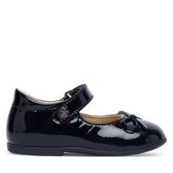 Baleriny Naturino. Niebieskie baleriny dziewczęce Naturino, bez wzorów, bez obcasa, bez zapięcia. Za 389.99 zł.