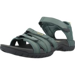 Sandały TEVA W TIRRA Zielony. Zielone sandały damskie Teva, bez wzorów, z syntetyku, bez obcasa, bez zapięcia. Za 313.99 zł.