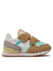 Pepe Jeans Sneakersy London Urban Gk PGS30599 Beżowy. Brązowe buty sportowe dziewczęce Pepe Jeans, z jeansu, bez zapięcia. Za 189.99 zł.