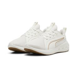 Buty do biegania SOFTRIDE Carson PUMA Warm White Gold. Białe obuwie sportowe damskie Puma, bez zapięcia, do biegania. Za 390.00 zł.