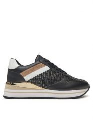 TWINSET Sneakersy 242TGT18A Czarny. Czarne obuwie sportowe damskie Twinset, ze skóry, bez zapięcia. Za 729.99 zł.