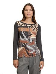 Betty Barclay Koszulka w kolorze beżowo-brązowo-szarym rozmiar: 40. Brązowe koszulki damskie Betty Barclay, bez wzorów, bez kołnierzyka, bez ramiączek. Za 91.77 zł.