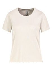 Eight2Nine Koszulka w kolorze beżowym rozmiar: L. Brązowe bluzki damskie Eight2Nine, l, bez wzorów, prążkowane, bez kołnierzyka, bez ramiączek. Za 43.99 zł.