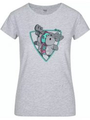 Kilpi Koszulka "Albion" w kolorze szarym rozmiar: 38. Szare koszulki damskie Kilpi, bez wzorów, bez kołnierzyka, bez ramiączek. Za 60.99 zł.