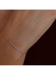 DIA DIAMONDS Pozłacana bransoletka z diamentami rozmiar: onesize. Żółte bransoletki damskie DIA DIAMONDS, pozłacane. Za 339.00 zł.