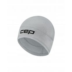 Ciepła zimowa czapka termiczna beanie unisex Core Run CEP. Szare czapki damskie CEP, na zimę, bez wzorów, z elastanu. Za 79.00 zł.