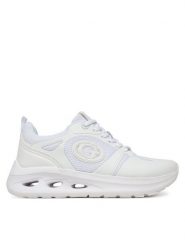 Guess Sneakersy 177207 Biały. Białe obuwie sportowe damskie Guess, ze skóry, bez zapięcia. Za 379.99 zł.