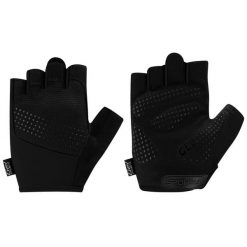 Rękawiczki rowerowe Spokey Avare. Czarne rękawiczki damskie Spokey, bez wzorów. W wyprzedaży za 41.99 zł.
