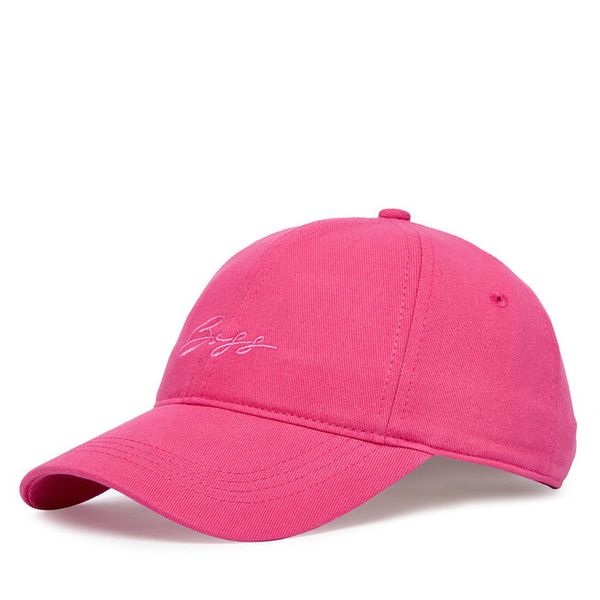 Czapka z daszkiem BOSS. Czerwone czapki z daszkiem damskie Boss, bez wzorów. Za 159.99 zł.