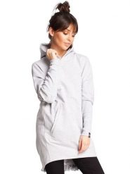 Be Wear Bluza w kolorze szarym rozmiar: XXL/3XL. Szare bluzy damskie Be Wear, xl, bez wzorów, bez kaptura. Za 191.45 zł.