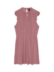 Vero Moda Sukienka w kolorze szaroróżowym rozmiar: L. Różowe sukienki damskie Vero Moda, bez wzorów, z koronki, bez ramiączek. Za 78.84 zł.