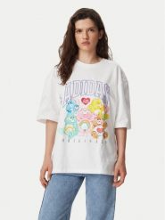 Adidas T-Shirt Care Bears KR1480 Biały Oversize. Białe t-shirty damskie Adidas, s, bez wzorów, z bawełny, bez kołnierzyka. Za 219.99 zł.