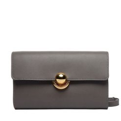 Torebka Furla. Szare listonoszki damskie Furla, bez wzorów, bez dodatków. Za 1,109.00 zł.