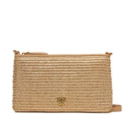 Torebka PINKO. Żółte listonoszki damskie Pinko, bez wzorów, bez dodatków. Za 429.99 zł.