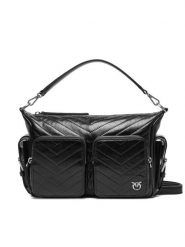 PINKO Torebka Cargo Camera Bag Al 25-25 PLTT 105110 A2JC Czarny. Czarne torebki klasyczne damskie Pinko, ze skóry, bez dodatków. Za 2,229.00 zł.