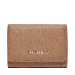Portfel Valentino. Brązowe portfele damskie Valentino, bez wzorów. Za 179.99 zł.