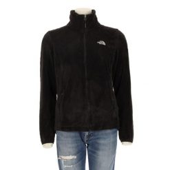 Second life - Kurtka polarowa TNF Black Osito dla kobiet - Jak nowy. Czarne kurtki damskie The North Face, s, bez wzorów, z materiału, bez kaptura. Za 211.46 zł.