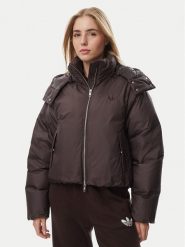 Adidas Kurtka zimowa Essentials KR9566 Brązowy ciemny Loose Fit. Brązowe kurtki damskie Adidas, na zimę, xs, bez wzorów, z syntetyku, bez kaptura. Za 949.99 zł.