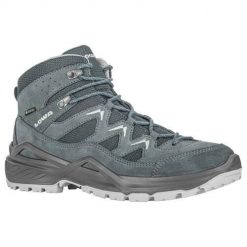 Buty trekkingowe damskie Lowa Sirkos Evo Mid Gtx. Szare obuwie trekkingowe damskie Lowa, z materiału, bez zapięcia. Za 849.99 zł.
