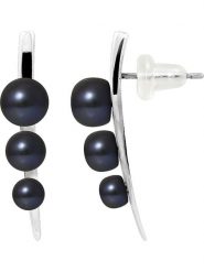 Pearline Srebrne kolczyki-wkrętki z perłami rozmiar: onesize. Niebieskie kolczyki damskie Pearline, z perłą, srebrne. Za 217.99 zł.