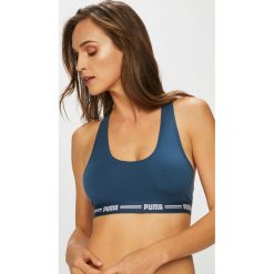 Puma - Biustonosz. Brązowe biustonosze sportowe damskie Puma, z bawełny. Za 79.90 zł.