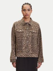 Vero Moda Kurtka jeansowa Tessa 10329961 Brązowy Oversize. Brązowe kurtki damskie Vero Moda, s, bez wzorów, z bawełny, bez kaptura. Za 139.99 zł.