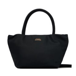 Torebka Tommy Hilfiger. Czarne torebki klasyczne damskie Tommy Hilfiger, z nylonu, bez dodatków. Za 449.99 zł.