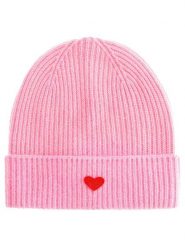 Zwillingsherz Kaszmirowa czapka beanie w kolorze różowym rozmiar: onesize. Różowe czapki damskie Zwillingsherz, bez wzorów, z kaszmiru. Za 236.61 zł.