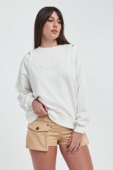 Bluza damska ELISABETTA FRANCHI. Bluzy damskie Elisabetta Franchi, bez wzorów, bez kaptura. Za 979.00 zł.