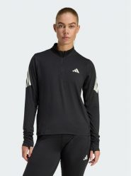 Adidas Bluza adi365 Iconic Running 1/2 Zip Czarny Regular Fit. Czarne bluzy damskie Adidas, s, bez wzorów, bez kaptura. Za 218.99 zł.