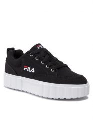 Fila Sneakersy Sandblast C Wmn FFW0062.80010 Czarny. Czarne obuwie sportowe damskie Fila, z materiału, bez zapięcia. Za 209.99 zł.
