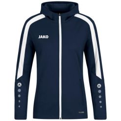 Bluza dresowa z kapturem Jako Power. Niebieskie bluzy damskie JAKO, xl, bez wzorów, z dresówki, z kapturem. Za 386.50 zł.