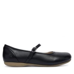 Baleriny Josef Seibel. Czarne balerinki damskie Josef Seibel, bez wzorów. Za 389.99 zł.