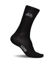 Skarpety Rowerowe Luxa Rowerek. Czarne skarpetki damskie LUXA, bez wzorów, z materiału. Za 49.90 zł.