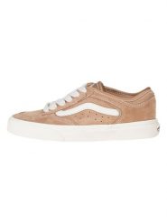 Vans Skórzane sneakersy w kolorze jasnobrązowym rozmiar: 40,5. Brązowe obuwie sportowe damskie Vans, bez zapięcia. Za 188.85 zł.