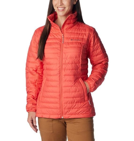Kurtka Columbia Silver Falls Fz. Czerwone kurtki damskie Columbia, xs, bez wzorów, z puchu, bez kaptura. Za 314.99 zł.